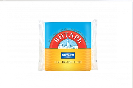 Сыр плавленый Янтарь 130г