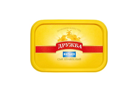 Сыр плавленый в ванночке Дружба 380г