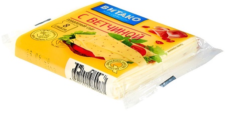 Сыр плавленый с ветчиной  130г