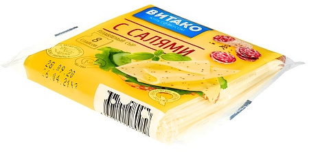 Сыр плавленый с салями  130г