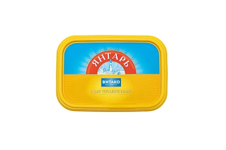 Сыр плавленый в ванночке Янтарь 180г