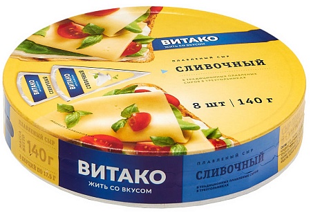 Сыр плавленый Сливочный 140г